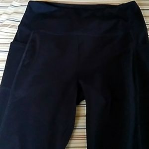 Bally yoga pants, size large with side pockets.